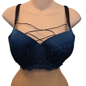 Jessica Howard Midnight Blue Lace Bra